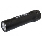 5V schwarzer Fackel-Ultralight wandernder Taschenlampen-MP3-Player der Musik-LED kampierender fournisseur