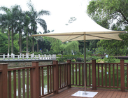 Edelstahl-Eisen-niedrige Strand-Sonnenschutz-Regenschirm-Plattform angebrachter freitragender Regenschirm fournisseur