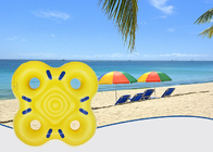 Personen-Swimmingpool-Rohr des Strand-4 schwimmt gelbe aufblasbare Möbel PVCs im Freien fournisseur