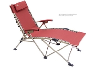 Stahlrohrrahmen Portable Kompaktes Camping Klapptisch Strand Lounge Stühle 65*105*53CM fournisseur