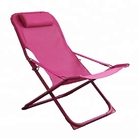 Grey Folding Beach Lounge Chair-Aluminiumrahmen-faltbarer Strand-Aufenthaltsraum Chaise For Lawn Deck fournisseur