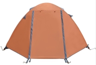 Orange kampierendes Duschaußenzelt 210D Ripstop 210X180X130cm für Schneefeld fournisseur