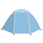 Polyester-Blau der PU2000mm-Wind-und -regen-Beweis-Campingzelt-190T im Freien fournisseur