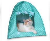 Leichtes buntes Polyester imprägniern Cat Tent Cute Pet Supplies 43x43x41cm fournisseur