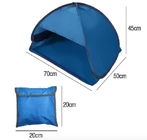 Leichter faltbarer blauer Polyester Sun-Schutz der Campingzelt-190T im Freien knallen oben Zelt 70X50X45cm fournisseur