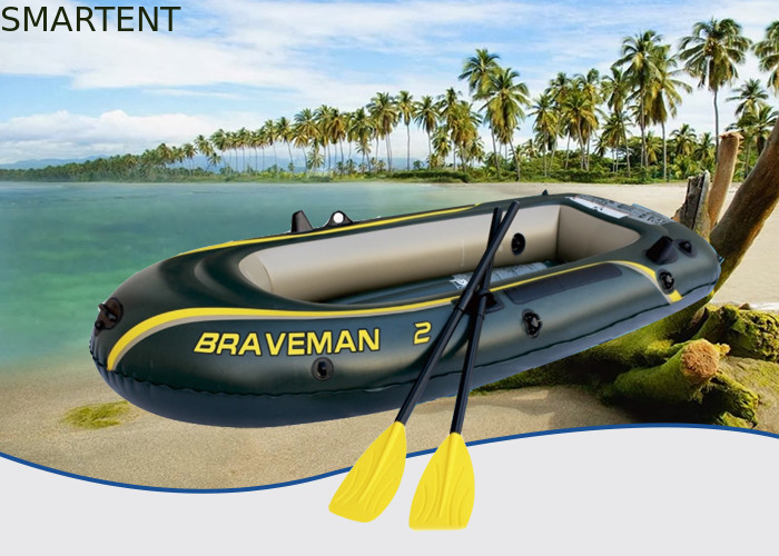 Dunkelgrünes dauerhaftes aufblasbares Boot Braveman, bequemes leichtes aufblasbares Boot fournisseur