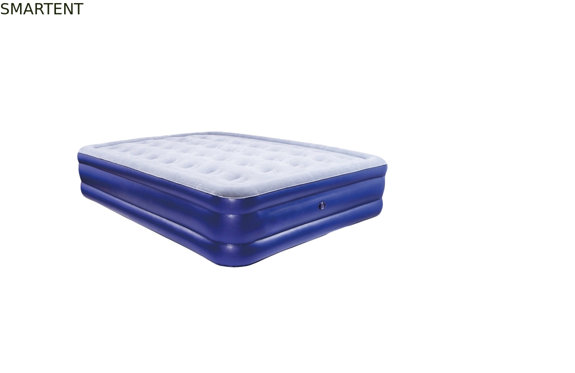 Mittlere erhöhte Doppelgrößen-Luft-Bett-Matratzen-aufblasbares Möbel-Phthalat im Freien frei fournisseur