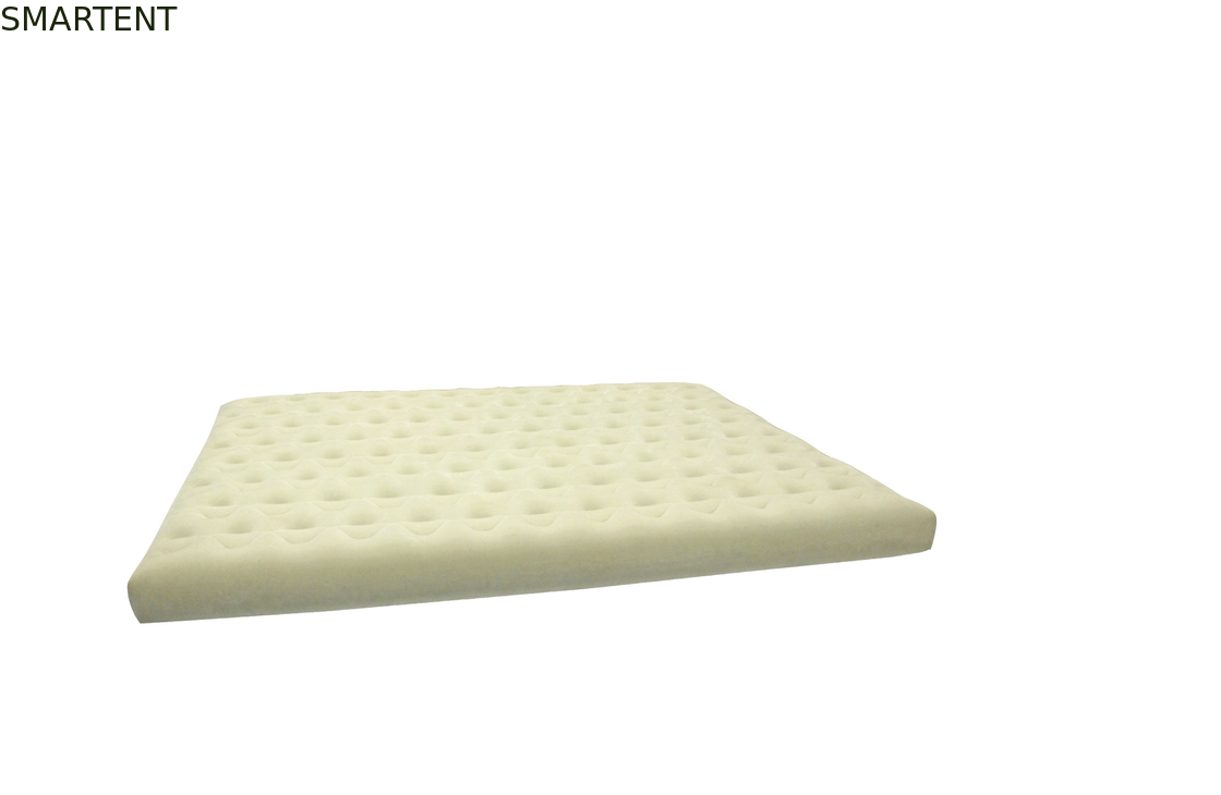 Auto / Gast Beige beflockte Luftbett aufblasbar Schlaf Matratze 1 Schicht PVC Kissen fournisseur