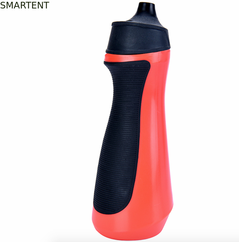 Wasser des Trainings-600ml füllt roten Plastik gleitet nicht trinkende Flasche BPA freies 8.9X8.8X23.7 cm ab fournisseur