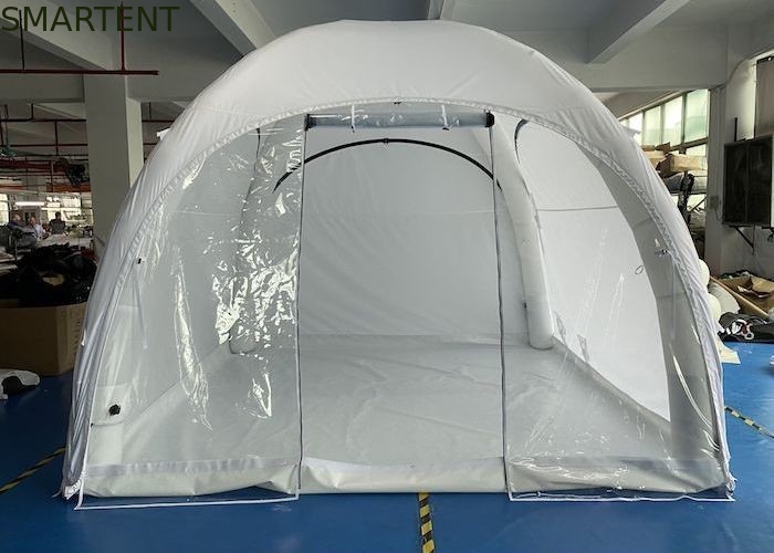 Notaufblasbare Zelte im Freien X formen Luft-Pole-Überdachungs-Zelt-medizinisches lokalisiert fournisseur