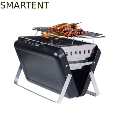Besorgen 40.5*27.5*9cm Chromstahl tragbaren kampierenden Oven Foldable Charcoal Grill Online-Herstellung