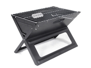 Schwarze kühle kampierende Durchschlags-Stahlpresse, die 45cm Dia Portable Folding Charcoal Barbecue Grill stempelt fournisseur