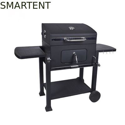 Besorgen Schwarzpulver beschichtete 24 Zoll-Garten-Grill-Grill-Holzkohlen-Laufkatzen-Grill Online-Herstellung