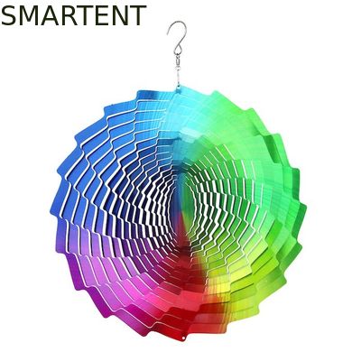 Besorgen Multi farbiger UVdruckgarten-Stahlwind-Spinner 30*30cm Online-Herstellung