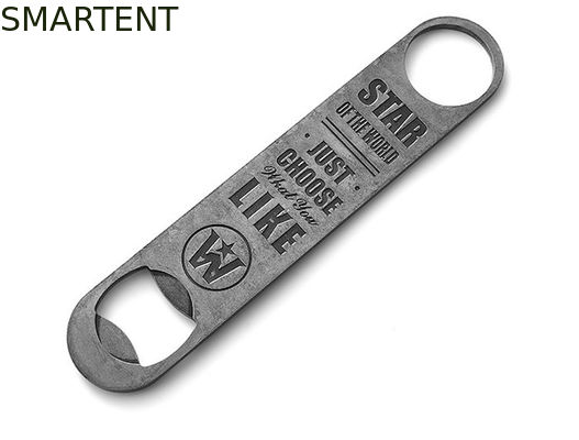 Besorgen Edelstahl-Flaschen-Öffner mit Logo Lathe Machining stempeln 175*35mm Online-Herstellung