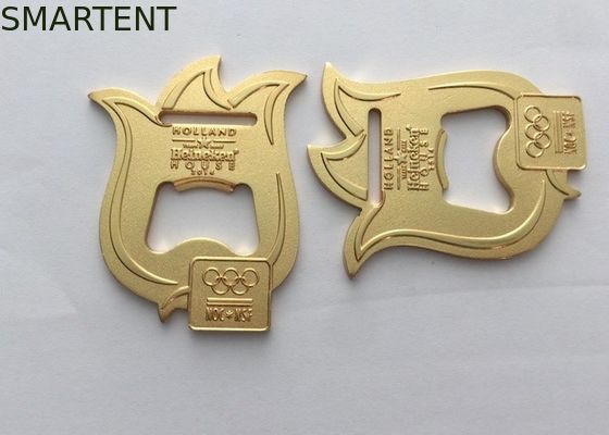 Besorgen 2.0MM Goldfarbe 2 in 1 Medaillen-Flaschen-Öffner-olympischem Sport-Überzug Online-Herstellung