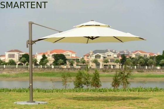 Besorgen des Polyester-250g Granit-Basis Strand-Sonnenschutz-des Regenschirm-3.5M Cantilever Parasol Heavy Online-Herstellung