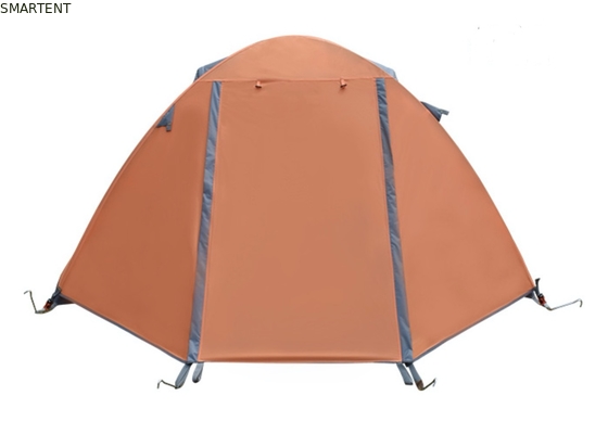 Einfach zu montieren Outdoor-Camping-Zelte 210*180*130CM Orange 190T Polyester PU2000MM Aluminium-Pfahlzelt fournisseur