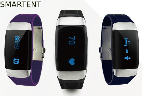Besorgen BLE 4.0 Silikon Bluetooth Tätigkeits-Verfolger laufendes Abstands/Herzfrequenz-Monitor-Band Smart Watch Armband Online-Herstellung