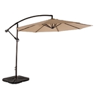 Dauerhaftes Restaurant Doppelter Patio-Regenschirm 3M Freitragender Sonnenschirm mit manueller Öffnung fournisseur