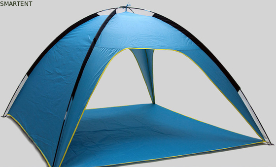Blausilber beschichtet für 4 Personen 210*210*130CM Polyester Strandtanz Außencampingzelte mit UV-Wasserdichtheit fournisseur