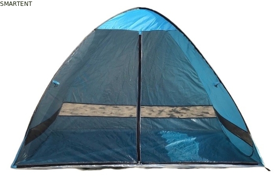 210*120*130cm Blau Silber beschichtet Polyester Outdoor Camping Beach Pop Up Zelte fournisseur
