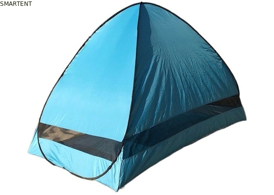 210*120*130cm Blau Silber beschichtet Polyester Outdoor Camping Beach Pop Up Zelte fournisseur