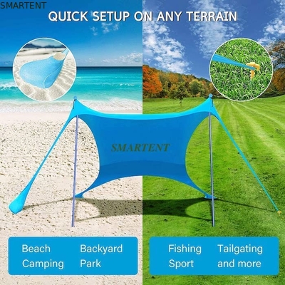 Großzügige Leica-Polyester-Campingzelte für Strand und Camping fournisseur