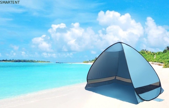 Automatisches Outdoor-Pop-Up-Campingzelt 200 X 120 X 130CM 190T Polyester-Strandmarkise fournisseur