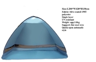 Kampierendes automatisches Knall-oben Zelt im Freien 200 x 120 X 130CM Strand-Markise des Polyester-190T fournisseur