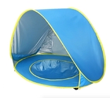 Kundenspezifischer silberner Coloated Polyester-Pop 190T herauf Zelt für Baby-Spiel 120 x 80 X 70CM fournisseur