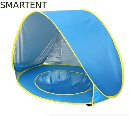 Besorgen Wasserdichte und UV-beständige Campingzelte im Freien 190T Silberbeschichtetes Polyester Pop Up Baby Play Tent Online-Herstellung