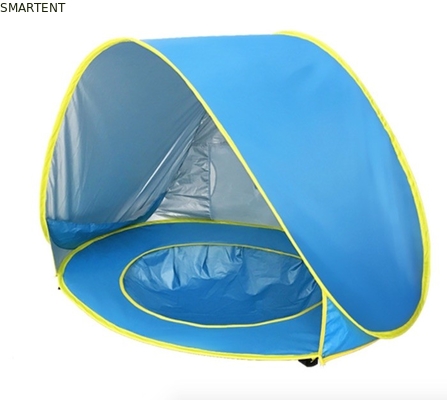 Wasserdichte und UV-beständige Campingzelte im Freien 190T Silberbeschichtetes Polyester Pop Up Baby Play Tent fournisseur
