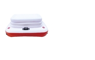 Aufblasbarer Strand PVC-schwimmender Kühlvorrichtung-Halter Im Freien Freizeit-Ausrüstung Weißes Rot fournisseur