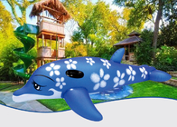 Schwimmen-Baby-Landstreicher-im Freien entspannen sich buntes großes aufgeblähtes Delphin-Entwurfs-Pool-Spielzeug Gewohnheit PVCs aufblasbarer Luft-Bett fournisseur