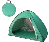 Custom Quick Open Automatisches Pop-Up-Campingzelt 190T Silberbeschichtetes Polyester-Strandmarkise fournisseur