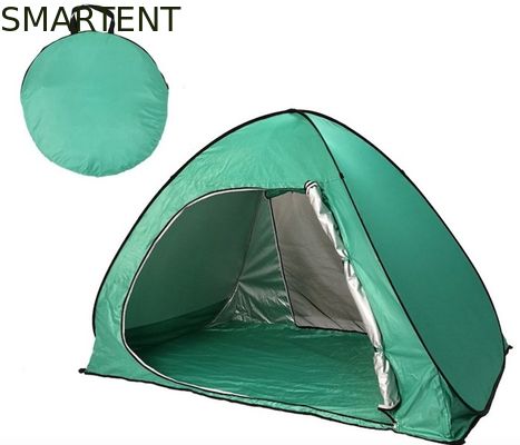 Besorgen Custom Quick Open Automatic Pop Up Camping Tents 190T Silberbeschichtete Polyester Strandtanlage Online-Herstellung