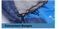 Abenteuer-Kompressions-Schlafsack im Freien für Erwachsene/Kinder - hohle Baumwollfüllung, 190T Shell, 1300g Gewicht, Polyester fournisseur