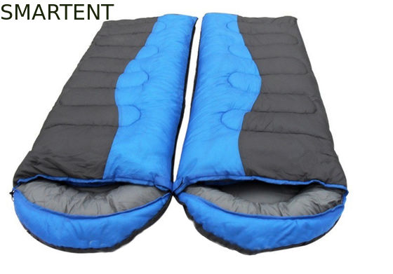 Besorgen 215*78cm Doppelfarbe Außenwasserdicht 190T Polyester Hohlfaserfüllung Klassisch Zwei Personen in einem Schlafsack Online-Herstellung