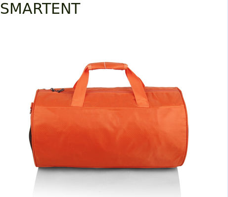 Besorgen 45*25cm Outdoor Leichtgewicht Orange Farbe Wasserdicht Beschichtet Polyester Oxford Fass Reisetaschen Online-Herstellung