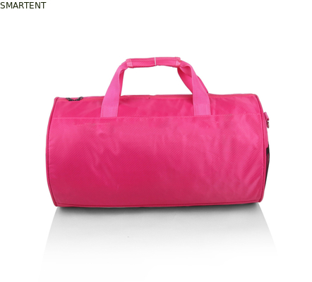45*25cm Outdoor Leichtgewicht Orange Farbe Wasserdicht Beschichtet Polyester Oxford Fass Reisetaschen fournisseur