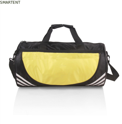 45*25cm Outdoor Leichtgewicht Orange Farbe Wasserdicht Beschichtet Polyester Oxford Fass Reisetaschen fournisseur