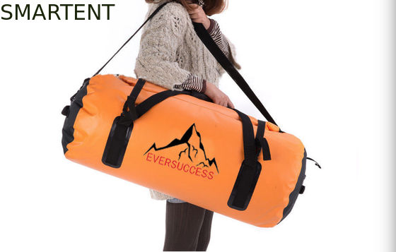 Besorgen 60L große orangefarbene wasserdichte Reisetaschen 600D Sport Tasche Online-Herstellung
