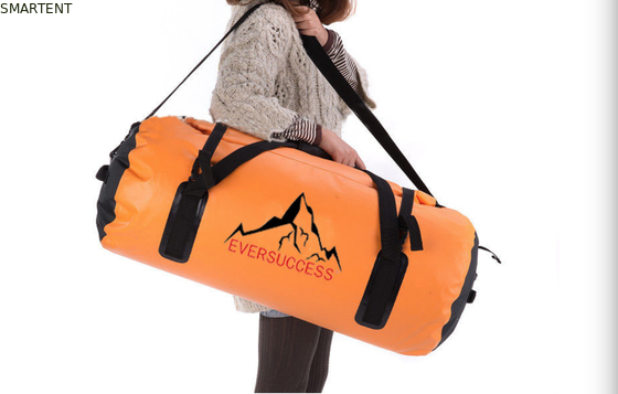 60L große orangefarbene wasserdichte Reisetaschen 600D Sport Tasche fournisseur