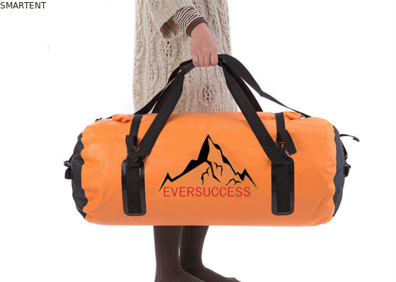 60L große orangefarbene wasserdichte Reisetaschen 600D Sport Tasche fournisseur