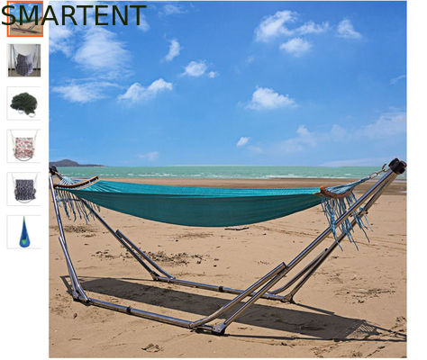 Besorgen Bunte tragbare kampierende Hängematten-Freizeit-Reise-Hängematte Hamaca 270X80Cm Online-Herstellung