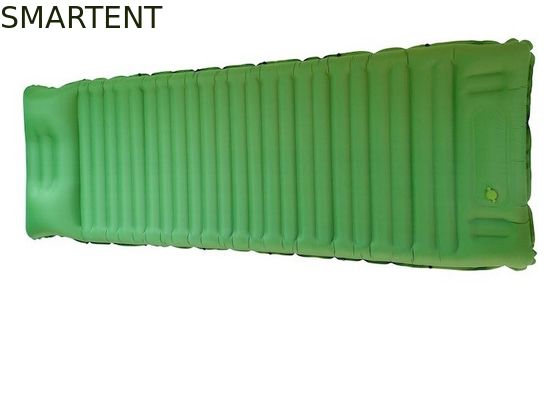 Besorgen 40D Nylon TPU Aufblasbare Bergschlafsäcke Eingebaute Fußpumpe Tragbare Luftmatratze Online-Herstellung
