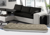 Weiches Grey High Rise Flock King-Größen-Luftmatratze-Einzelbett-Luftmatraze-PVC scharte sich fournisseur