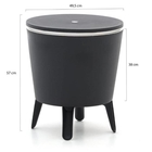 Outdoor Moderne multifunktionale weiße Farbe Kunststoff Tisch Kühlbox 49.5DX57Hcm fournisseur