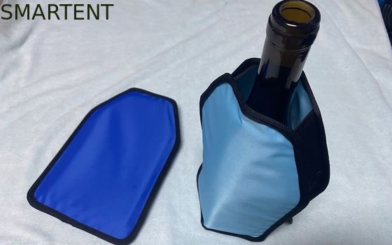 Besorgen Blaue Farbkühlen einfrierende Wein-kühle Gel-Antiflasche Kühlvorrichtung 23 x 16cm Online-Herstellung
